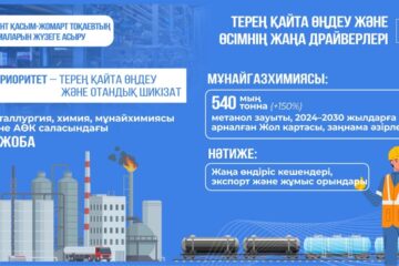 Мұнай-газ химиясы – индустриялық өсімнің жаңа драйвері