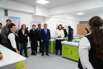 В Акмолинской области построена новая школа взамен аварийной