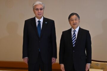 Мемлекет басшысы Жапония Императоры Нарухитомен кездесті