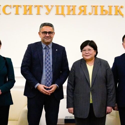 ЕҚЫҰ Демократиялық институттар және адам құқықтары жөніндегі бюросының делегациясына Конституциялық реформа жөніндегі комиссияның Конституция жобасы бойынша жұмысы таныстырылды