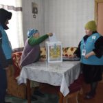 Дауыс беру учаскесіне жеке өзі келу мүмкіндігі жоқ азаматтар үшін үйде дауыс беру (көшпелі дауыс беру) ұйымдастырылды