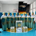 Зеренді ауданындағы сайлау учаскелерінде ак жаулыкты ажелер ерекше атмосфера қалыптастыруда