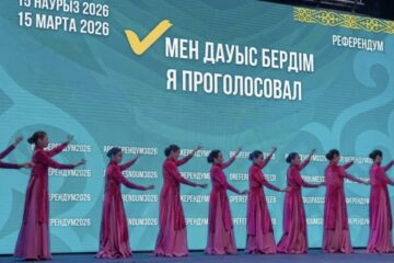 Қорғалжын ауданындағы сайлау учаскесінде «Қазақша би» акциясы өтті