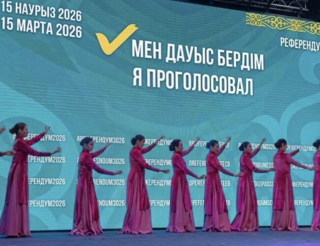 Қорғалжын ауданындағы сайлау учаскесінде «Қазақша би» акциясы өтті