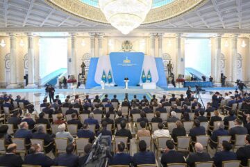 Президент Касым-Жомарт Токаев принял участие в торжественном мероприятии, посвященном принятию Конституции