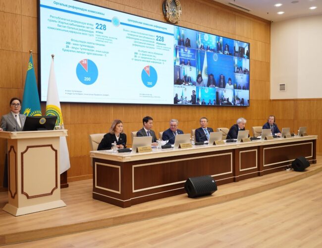 ОРК: референдумды дайындау және өткізу мәселелері бойынша сотқа талап арыздар түспеген