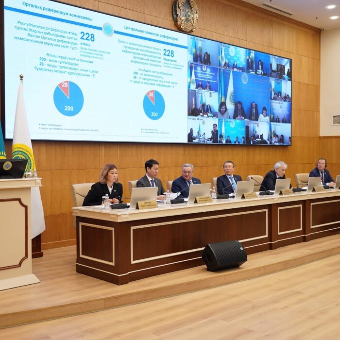 ОРК: референдумды дайындау және өткізу мәселелері бойынша сотқа талап арыздар түспеген