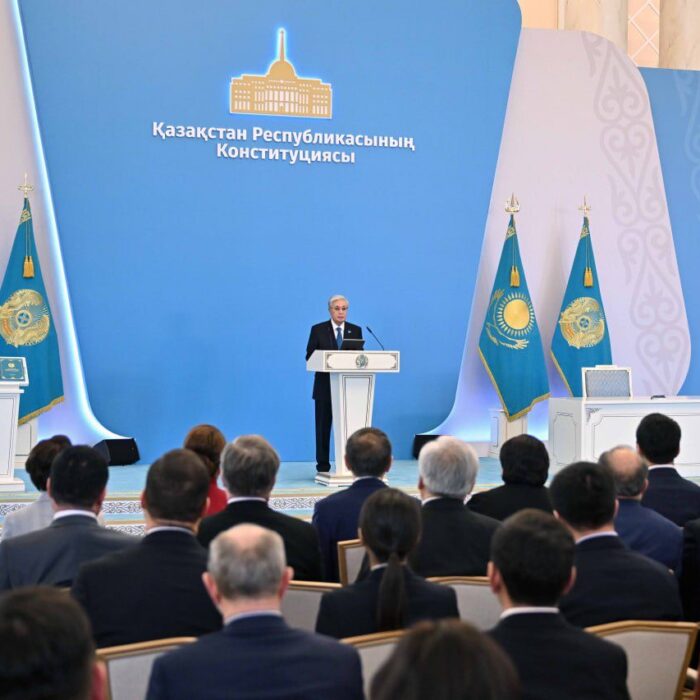 Президент Қасым-Жомарт Тоқаев Конституцияны қабылдауға арналған салтанатты жиынға қатысты