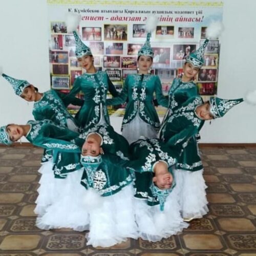 Акция «Қазақша би» прошла на избирательном участке в Коргалжынском районе