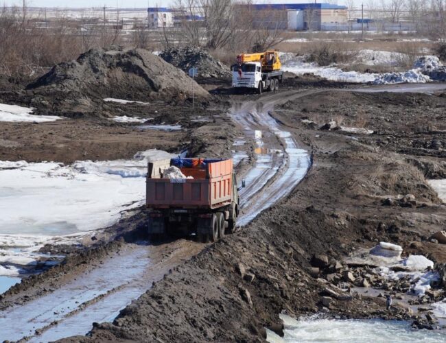 Атбасар ауданында су тасқыны кезеңіне дайындық жұмыстары аяқталуға жақын