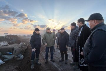 Қорғалжын ауданындағы Шөптікөл бөгеті бақылауда