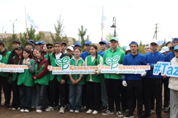 «Таза Қазақстан» аясында ағаш отырғызу бойынша республикалық акция Көкшетауда өтті