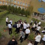 Түлектер аманаты: Қояндыда «Таза Қазақстан» акциясы аясында жас көшеттер егілді