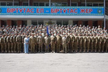 В Алматы проводили третий состав миротворцев на Голанские высоты