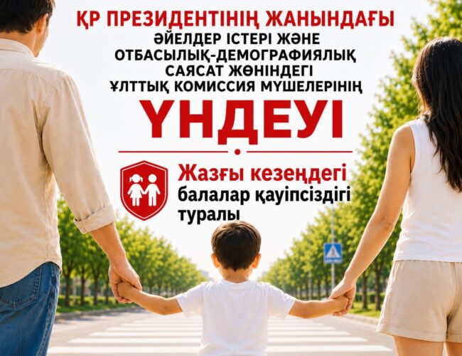 ҚР ПРЕЗИДЕНТІНІҢ ЖАНЫНДАҒЫ ӘЙЕЛДЕР ІСТЕРІ ЖӘНЕ ОТБАСЫЛЫҚ-ДЕМОГРАФИЯЛЫҚ САЯСАТ ЖӨНІНДЕГІ ҰЛТТЫҚ КОМИССИЯ МҮШЕЛЕРІНІҢ ҮНДЕУІ