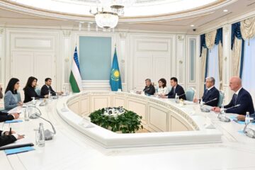 Глава государства принял Руководителя Администрации Президента Узбекистана Саиду Мирзиёеву