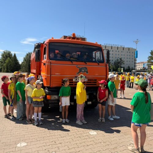 В Кокшетау прошла масштабная профилактическая акция «Безопасная дорога для детей»