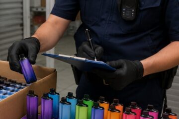 Крупную партию вейпов изъяли полицейские в ходе ОПМ «Ішімдіксіз ауыл» в Акмолинской обасти