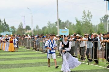 В Аксуатском районе проходит спортивно-творческий фестиваль «Асыл бесік – Ақсуат»