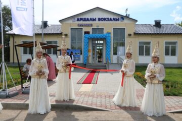 Аршалы мен Сарыоба станцияларында жаңартылған теміржол вокзалдары пайдалануға берілді