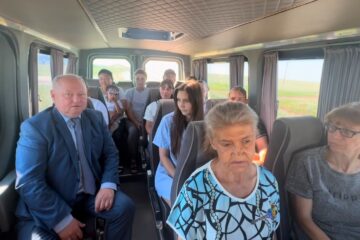 Егіндікөл ауданында 35 жылдан кейін алғаш рет әлеуметтік автобус бағыты іске қосылды