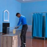 После тренировки — на роллерах к избирательному участку