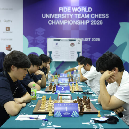 Первый командный чемпионат мира FIDE среди университетов стартовал в Алматы