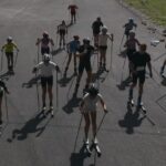 Жаттығудан кейін – сайлау учаскесіне роликпен