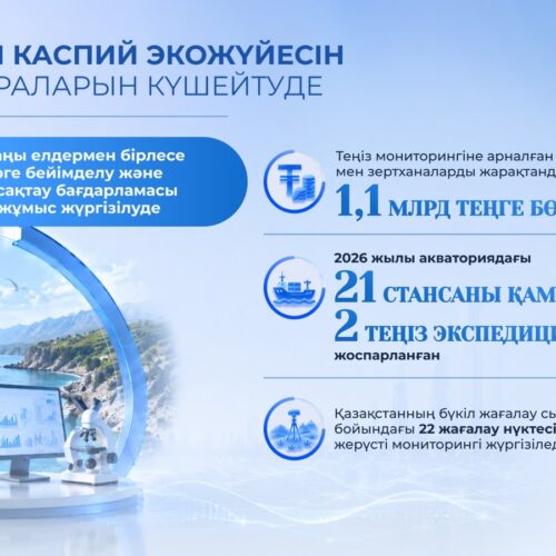 Каспий теңізі күні: Қазақстан бірегей экожүйені сақтау шараларын күшейтуде
