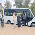 Акмолинцев бесплатно подвозят на избирательные участки
