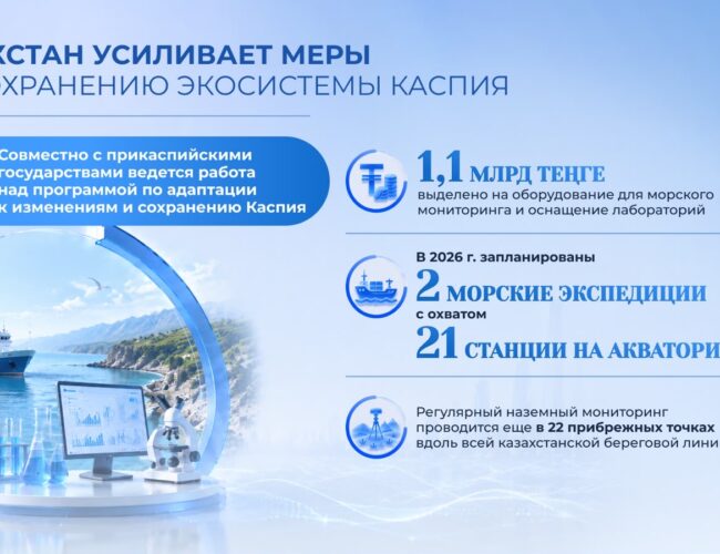 День Каспийского моря: Казахстан усиливает меры по сохранению уникальной экосистемы