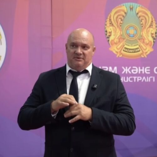 Есту қабілеті зақымданған спортшылар арасында республикалық IV Спартакиадасының салтанатты ашылу рәсімі өтті